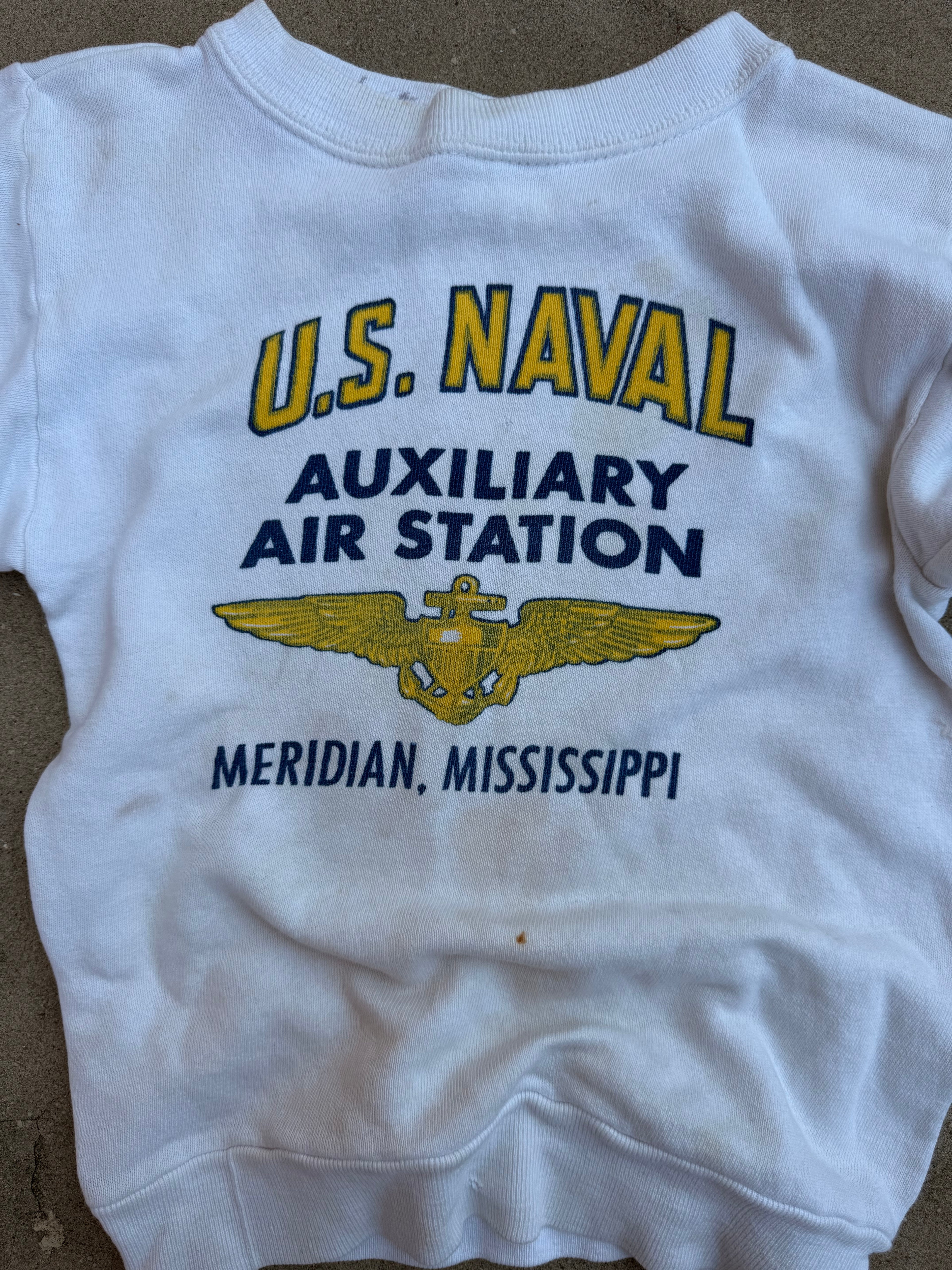 1960s naval station sweatshirt