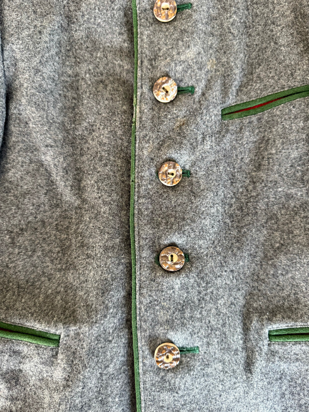 1950s grey wool coat