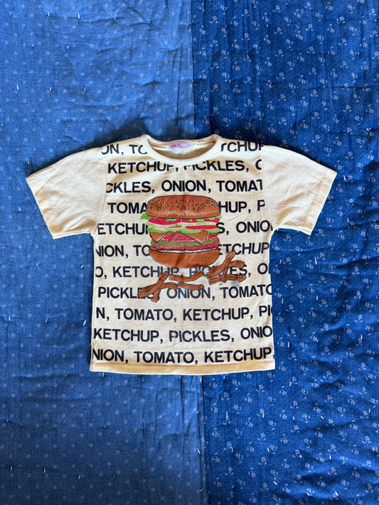 1970s hamburger tee