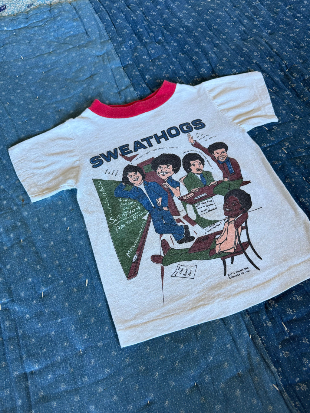 1970s welcome back, kotter caricature tee