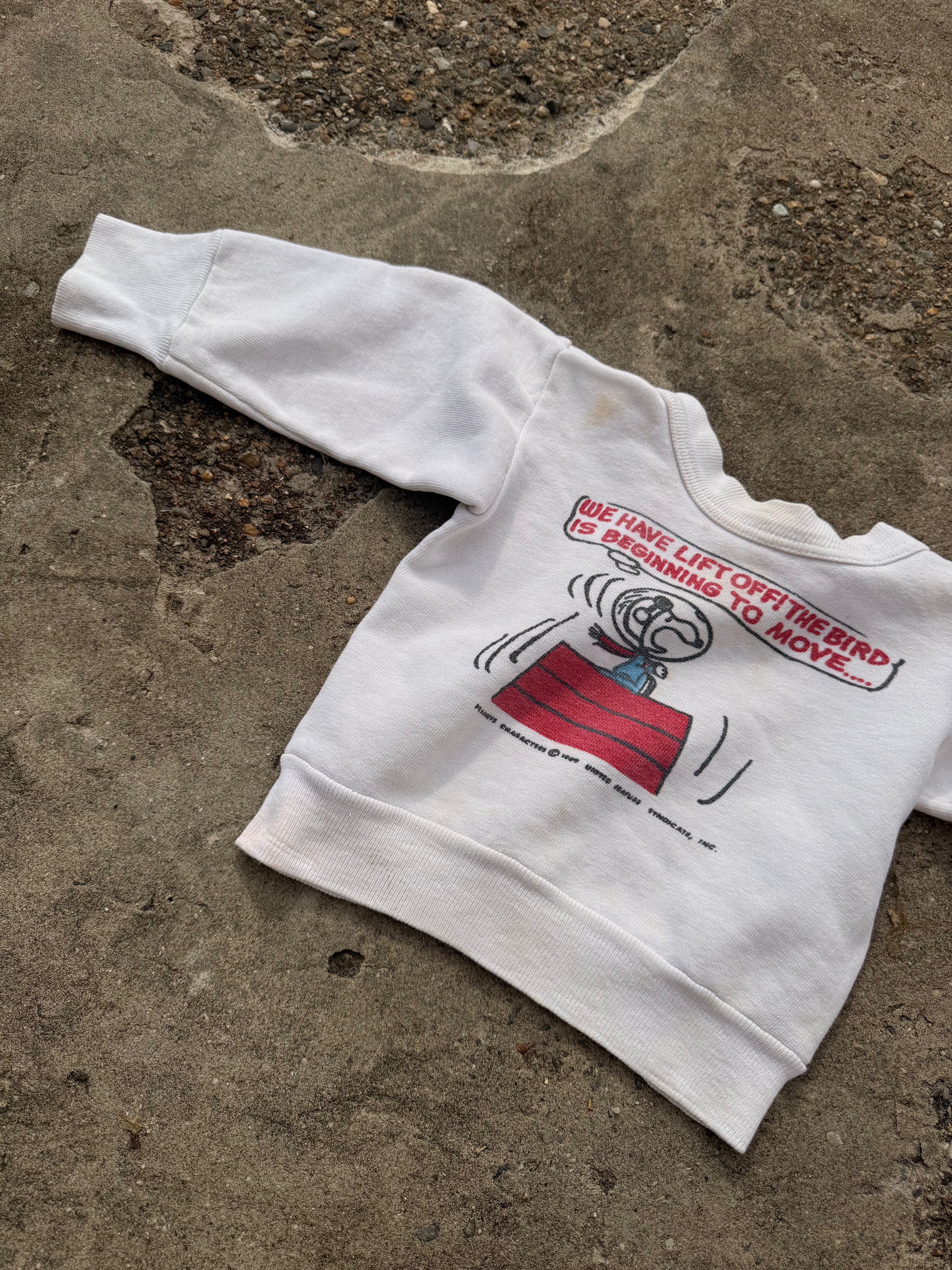 1960s norwich snoopy sweatshirt