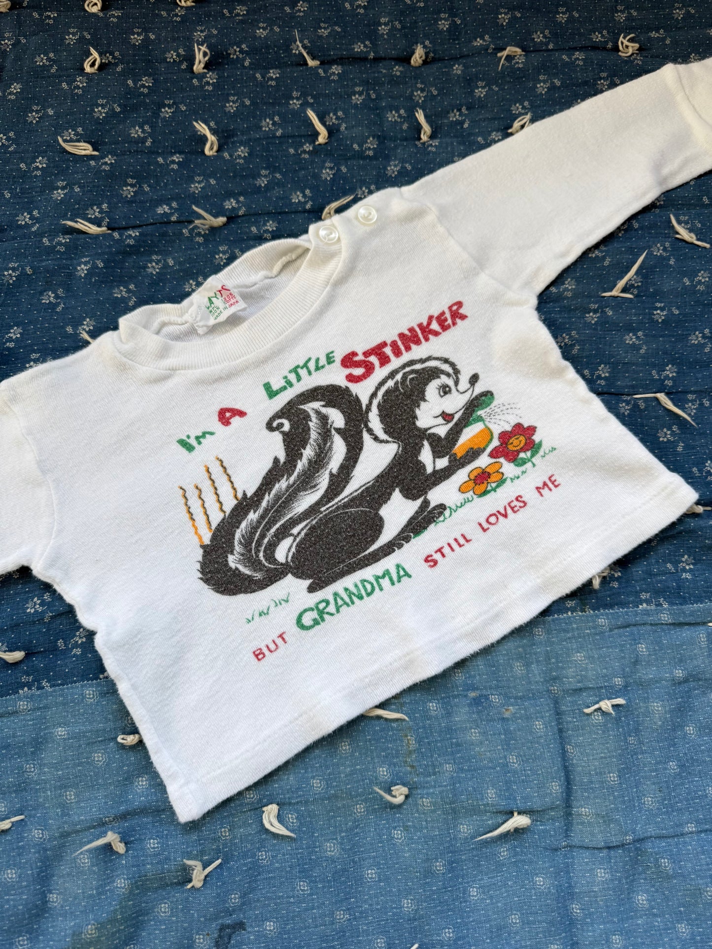 1960s little stinker long sleeve tee