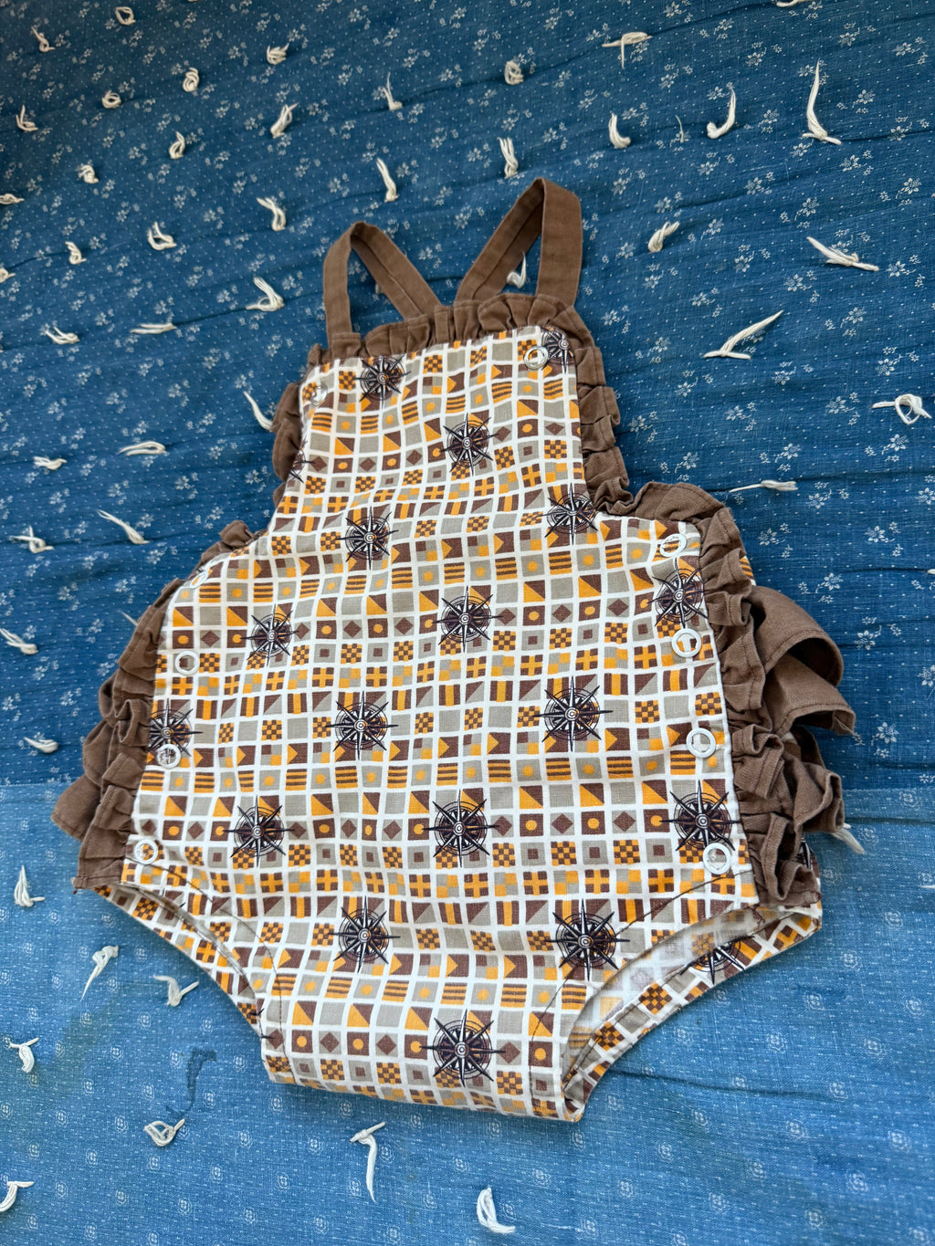 1950s compass romper