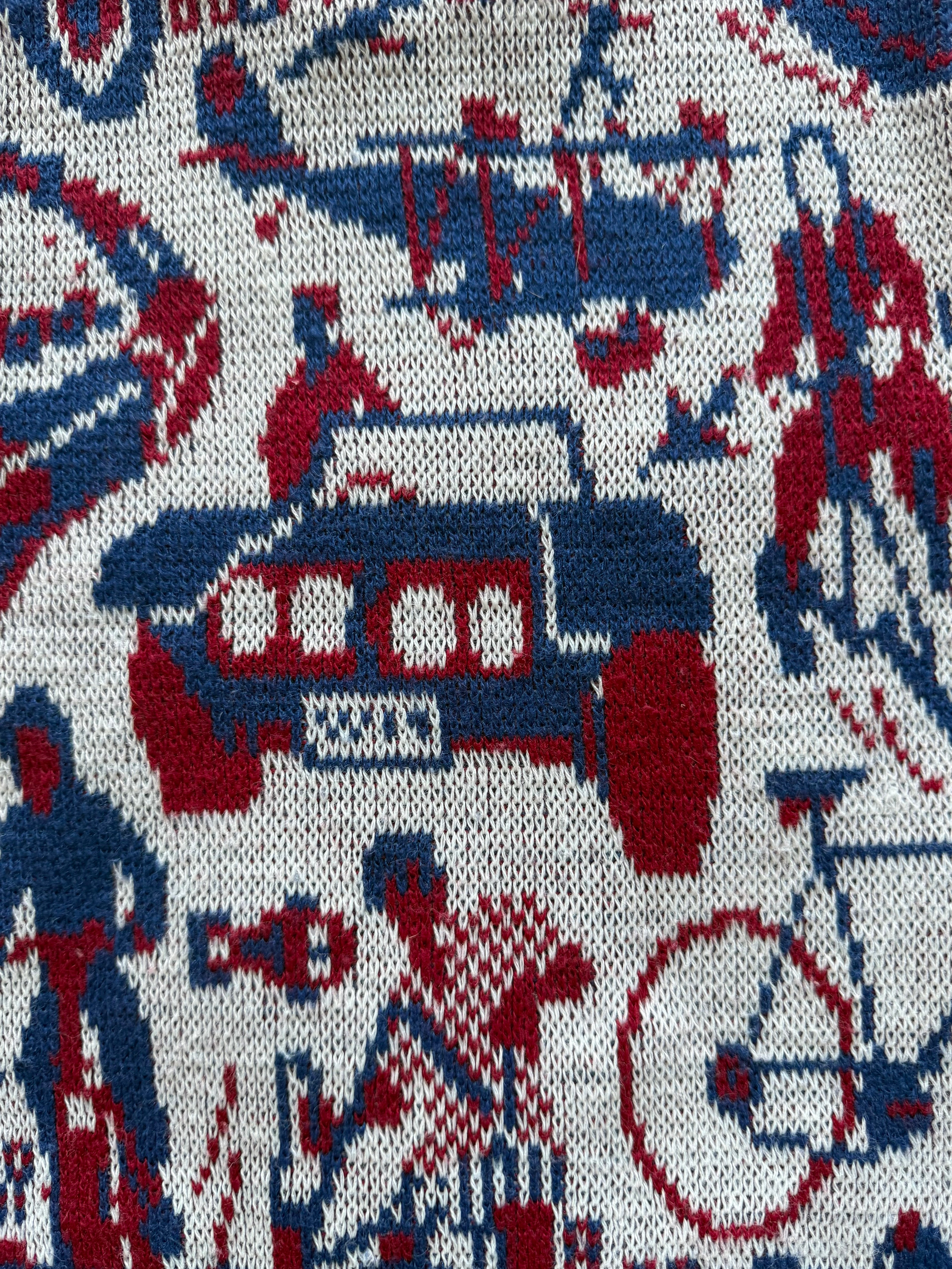 1940s boys life novelty knit