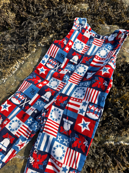 1970s health - tex independence day overalls