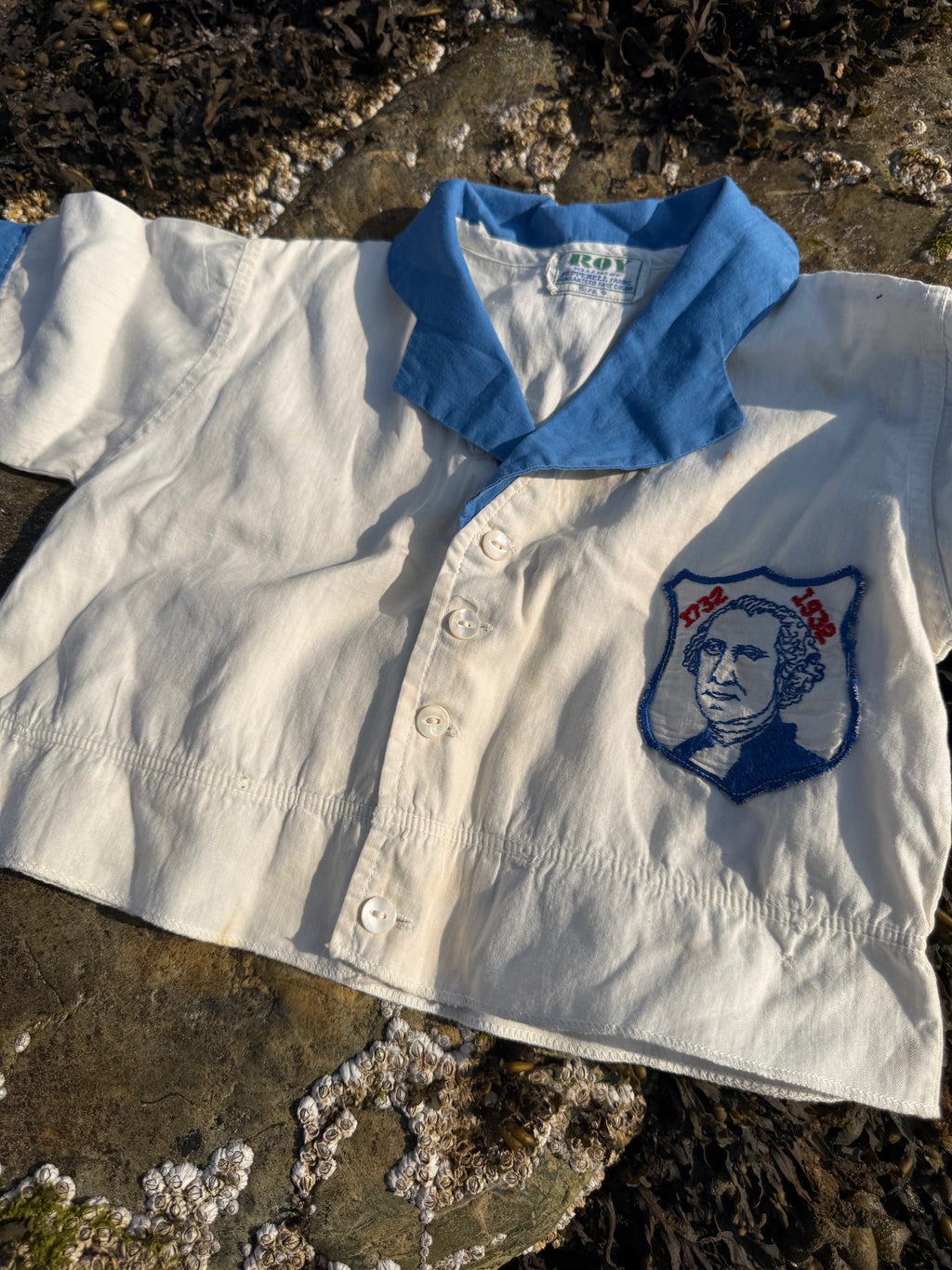 1930s washington bicentennial birthday button-down