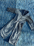 1930s striped workwear coveralls