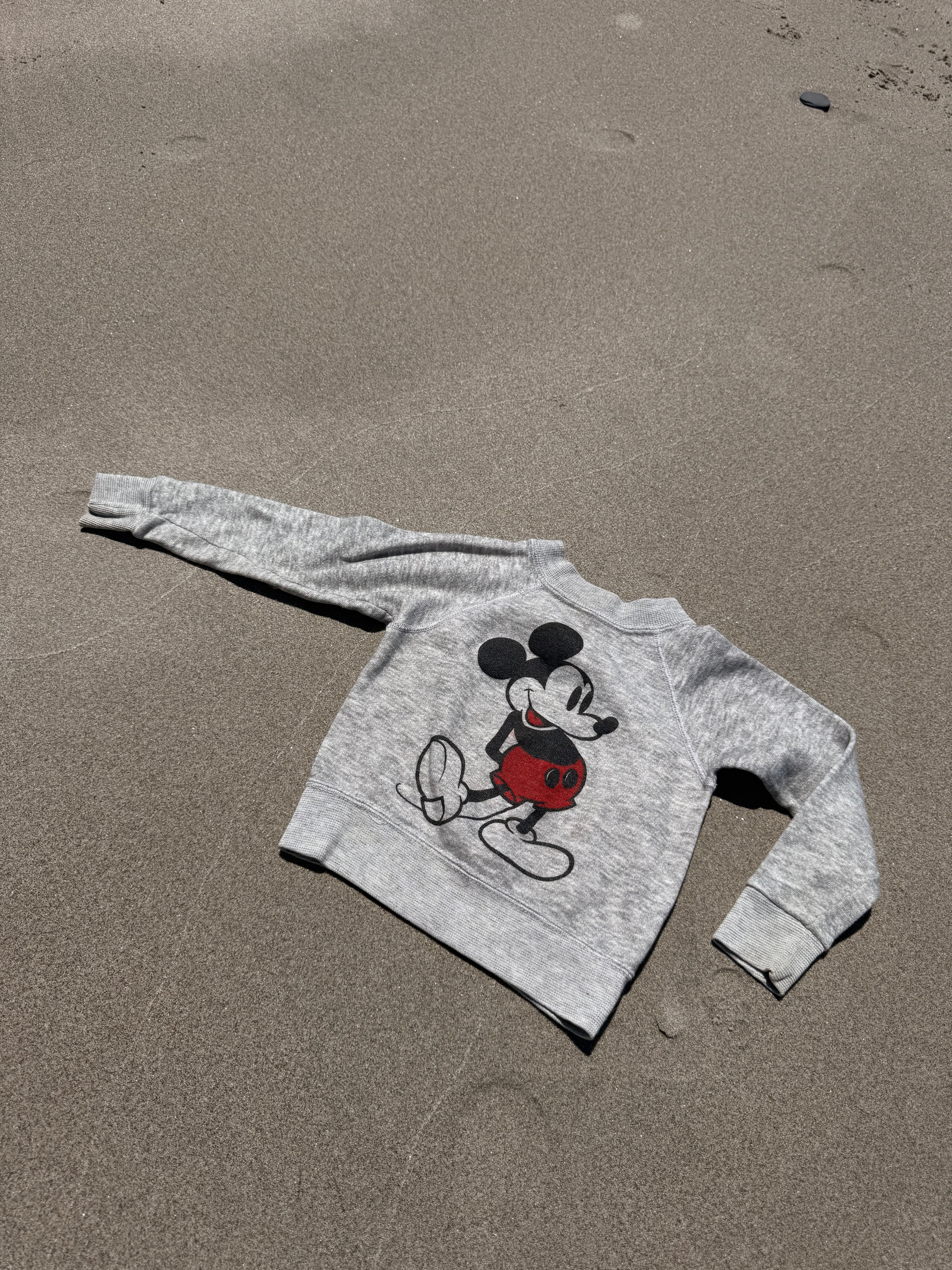 1980s mickey mouse sweatshirt, grey