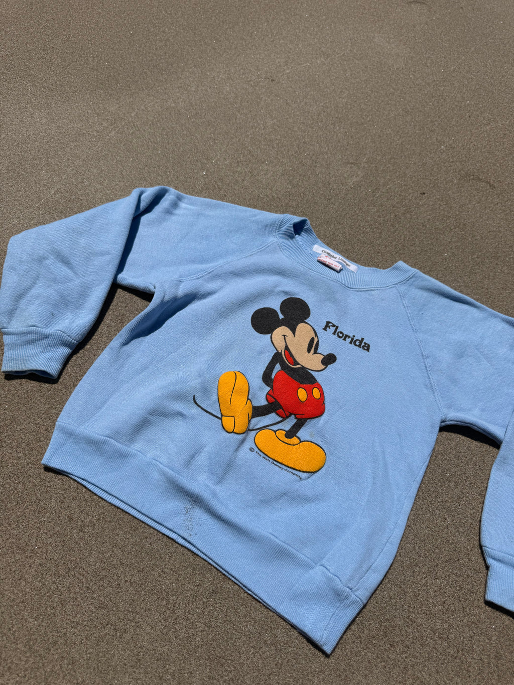 1980s mickey mouse sweatshirt, blue