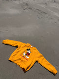 1980s mickey mouse sweatshirt, yellow