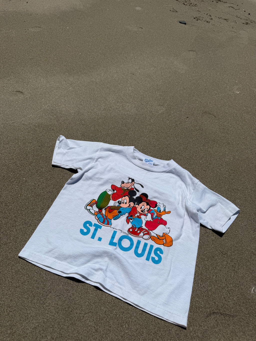 1990s mickey & friends st. louis souvenir tee