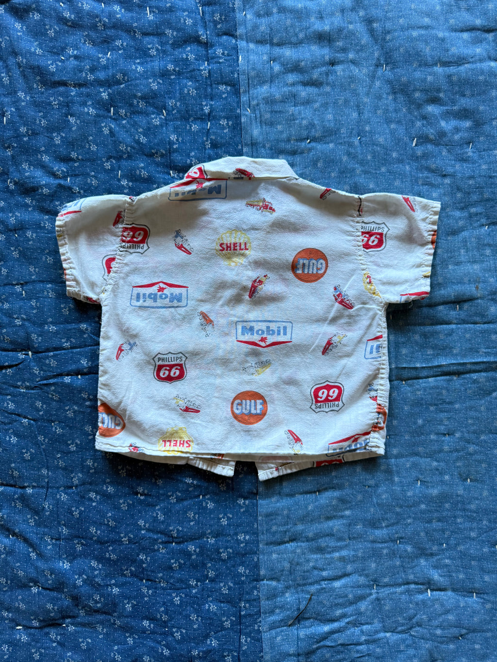 1960s truck stop button down
