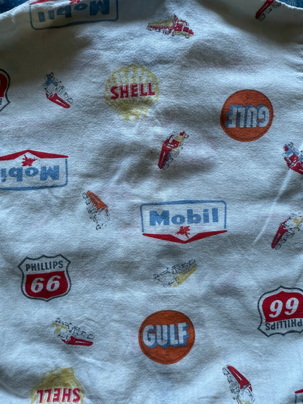 1960s truck stop button down