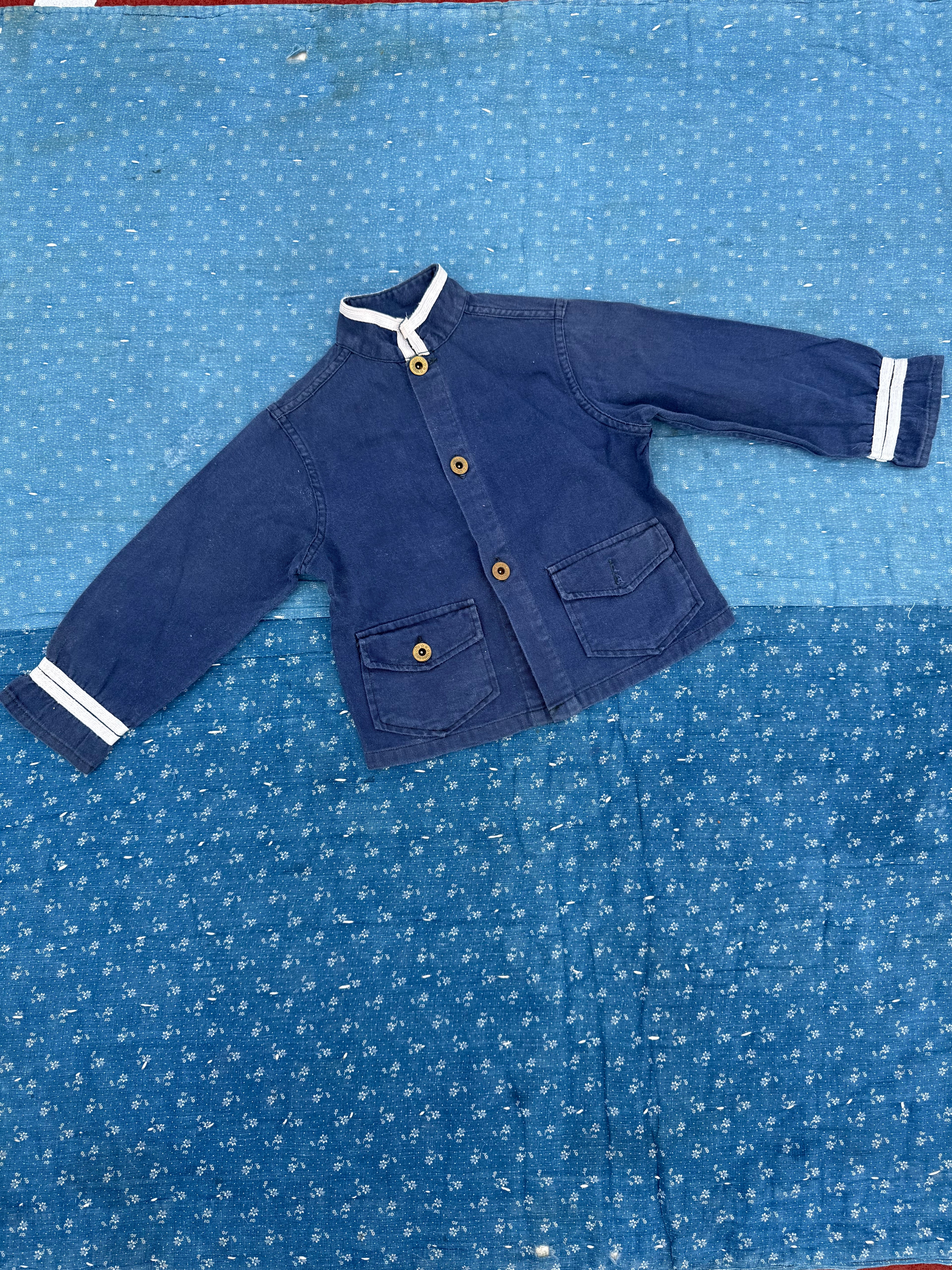 1940s cotton navy set