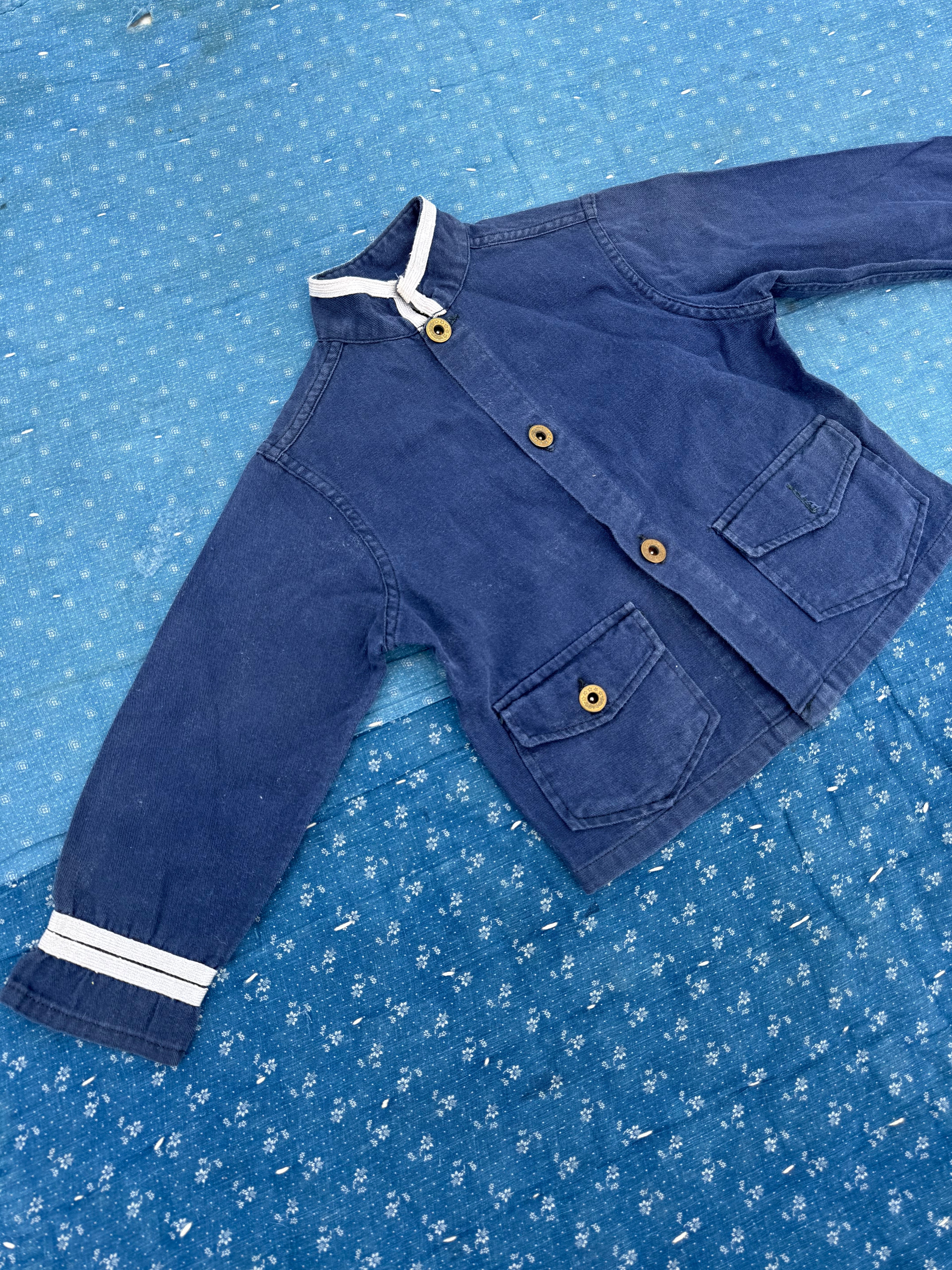 1940s cotton navy set