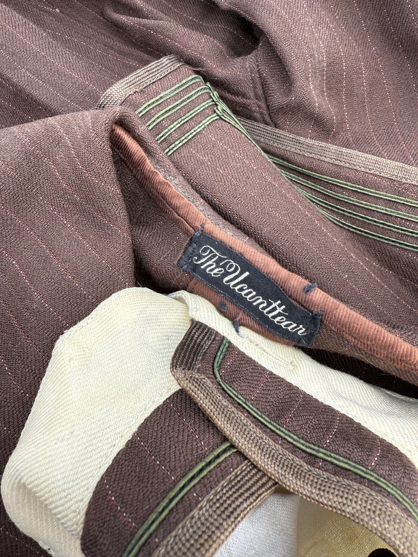 1920s brown wool nautical jacket