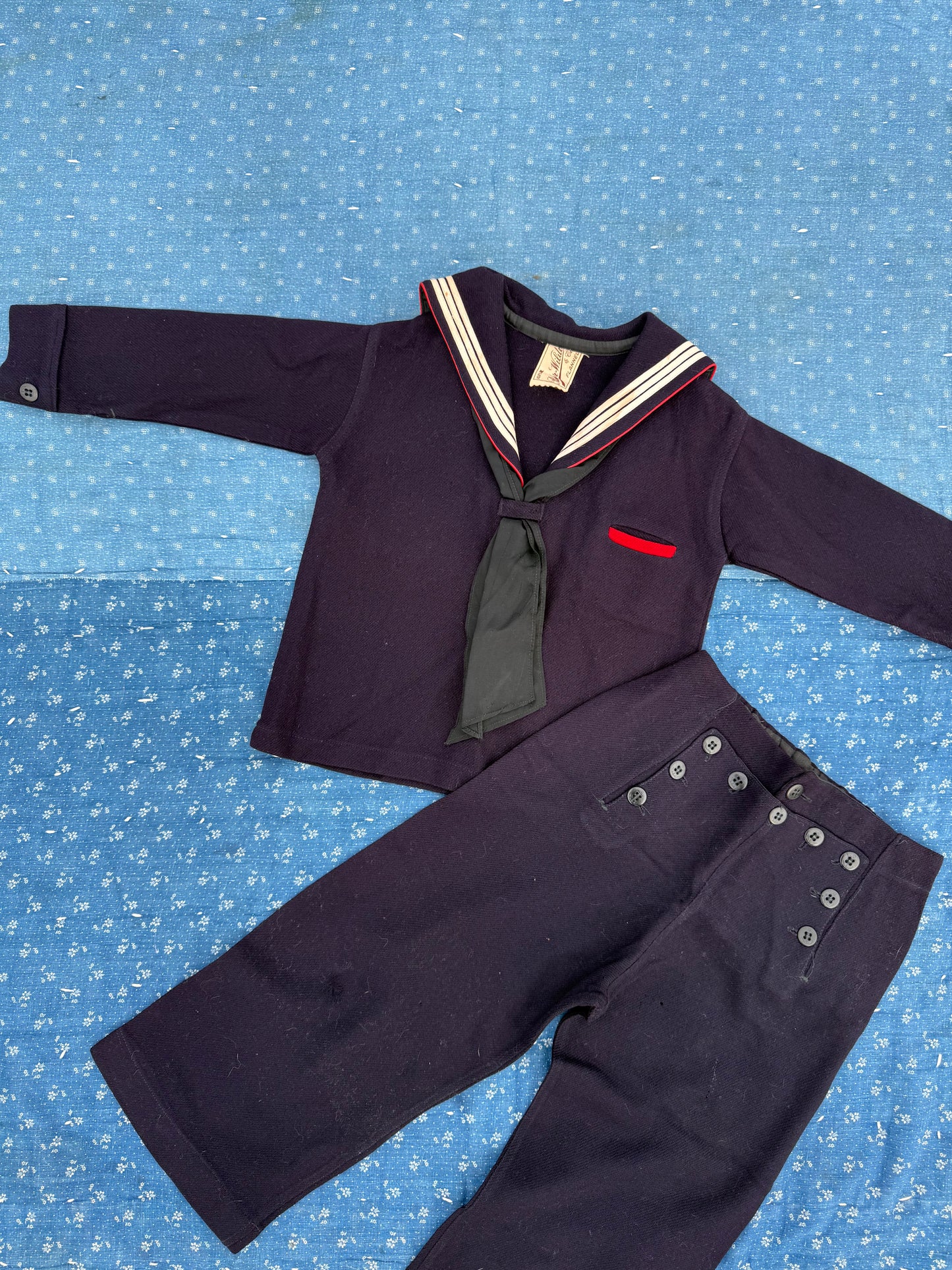 1920s wool sailor suit