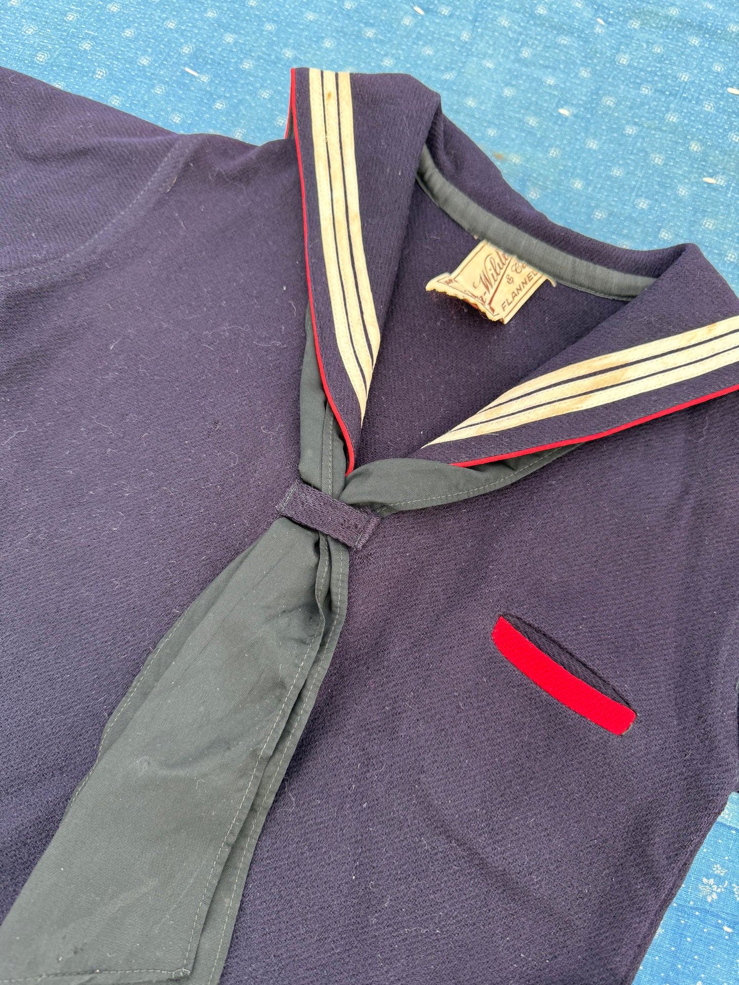 1920s wool sailor suit