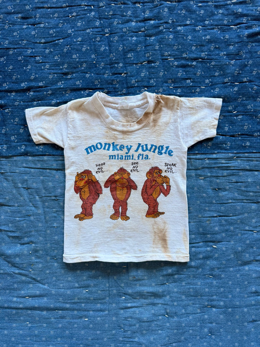 1960s monkey jungle souvenir tee