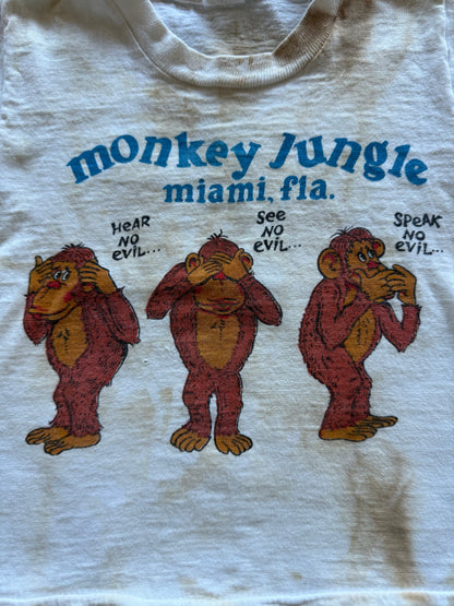 1960s monkey jungle souvenir tee