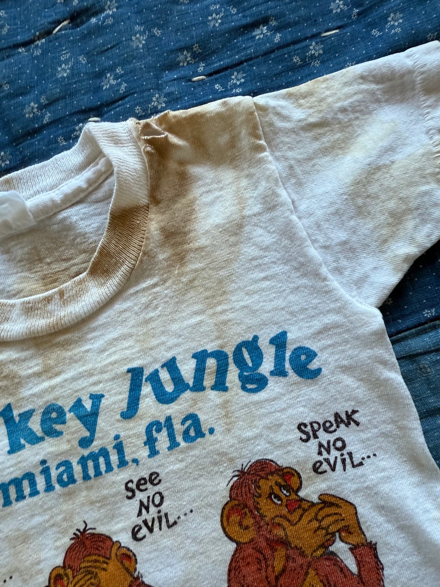 1960s monkey jungle souvenir tee