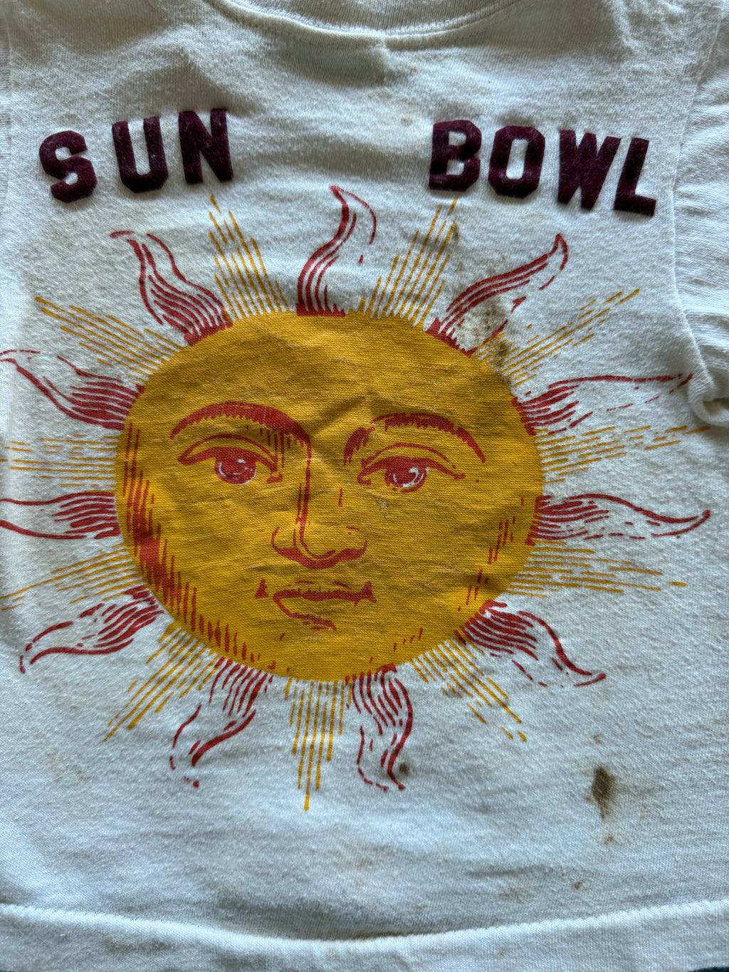 1960s mississippi state sun bowl tee