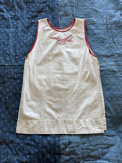 1930s redwork sparrow apron