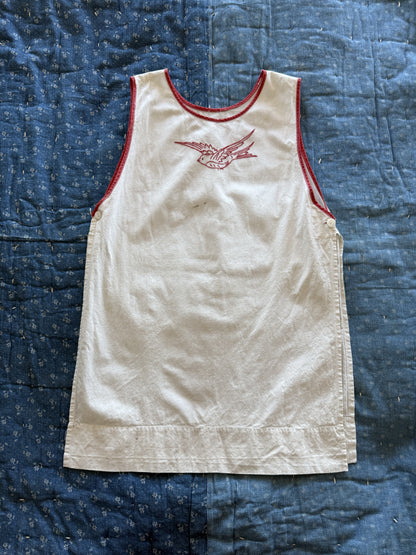 1930s redwork sparrow apron