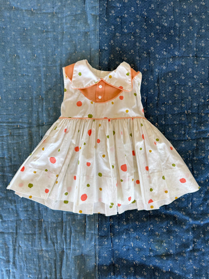 1950s polka dot dress set