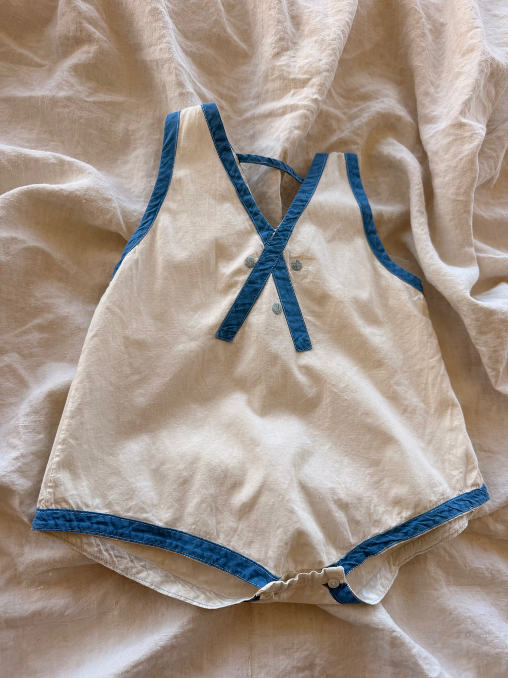 1930s geometric romper