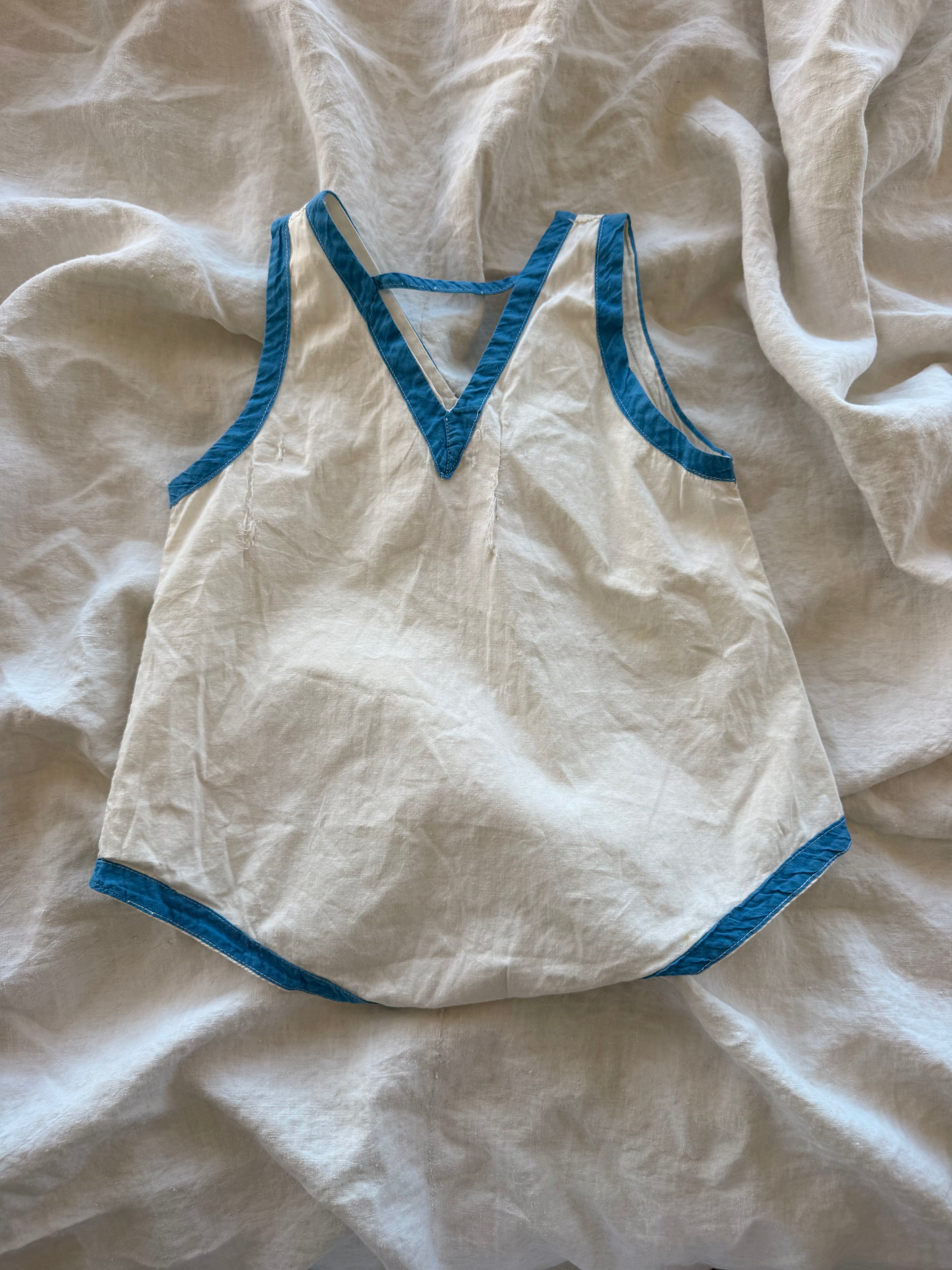 1930s geometric romper