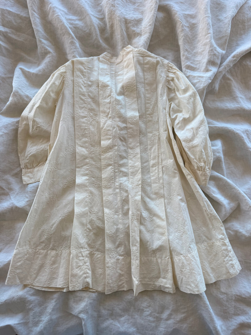 1900s cream jacquard jacket