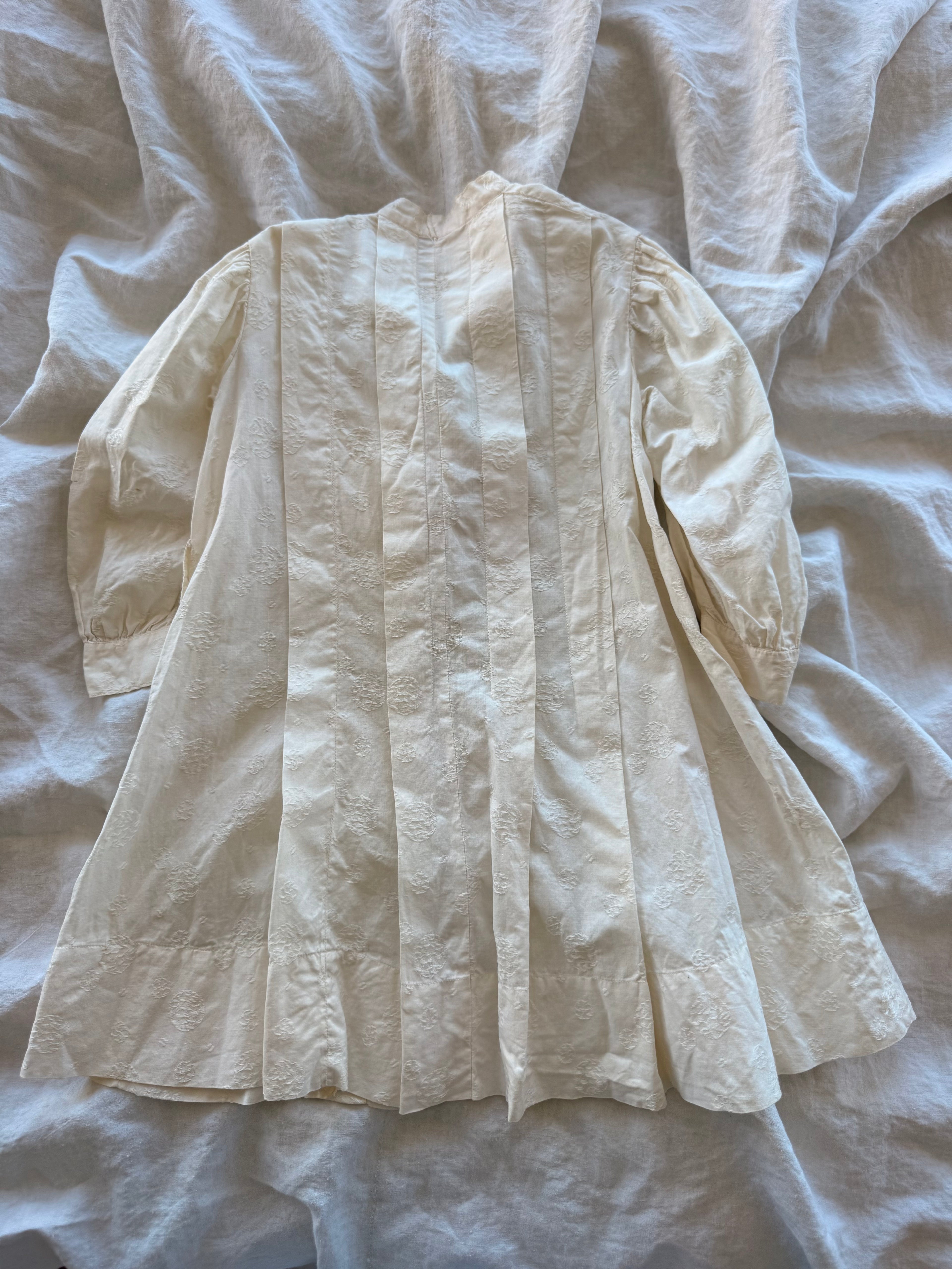 1900s cream jacquard jacket