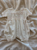 1930s white & pink romper
