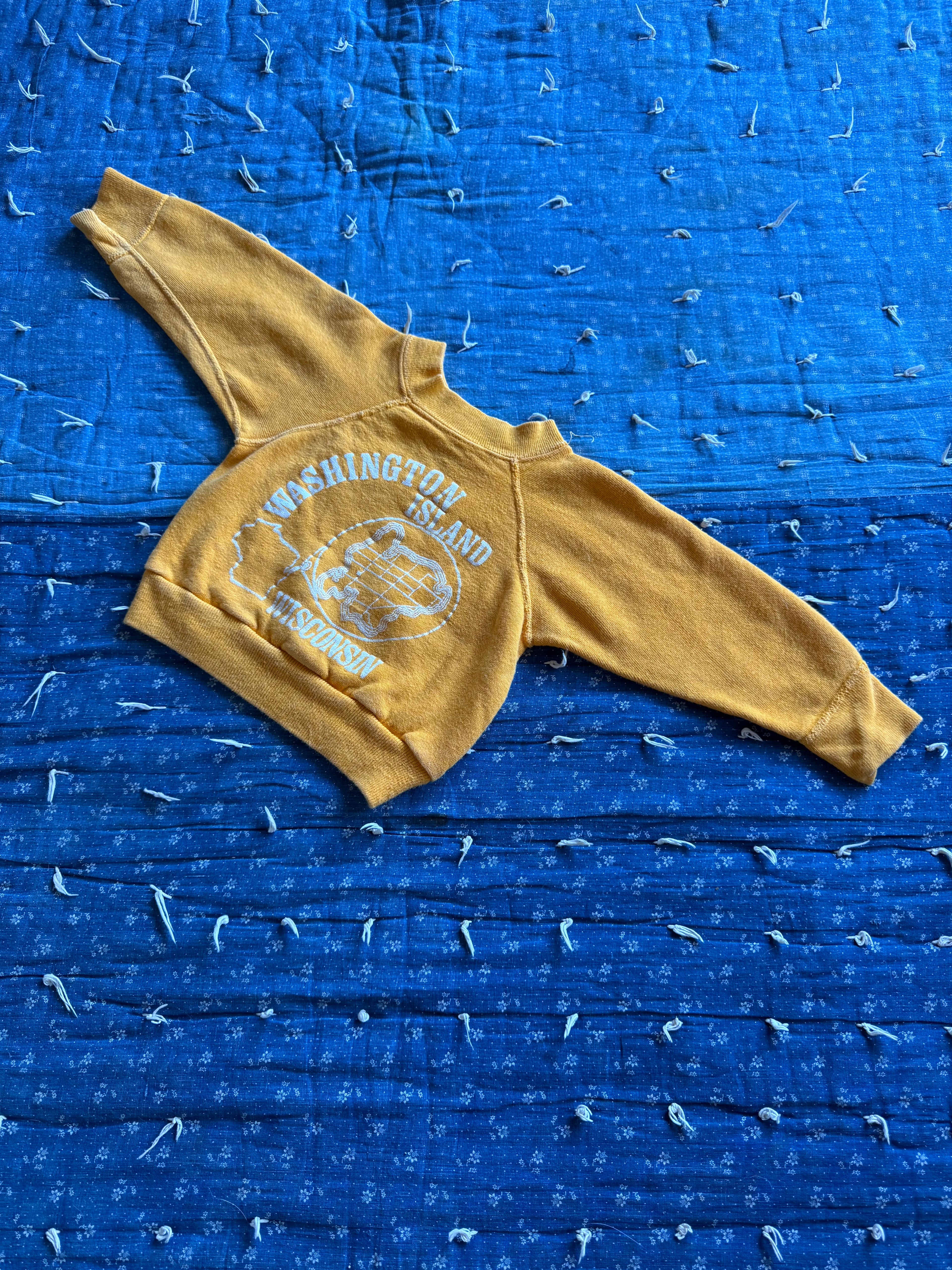 1960s washington island wisconsin souvenir sweatshirt