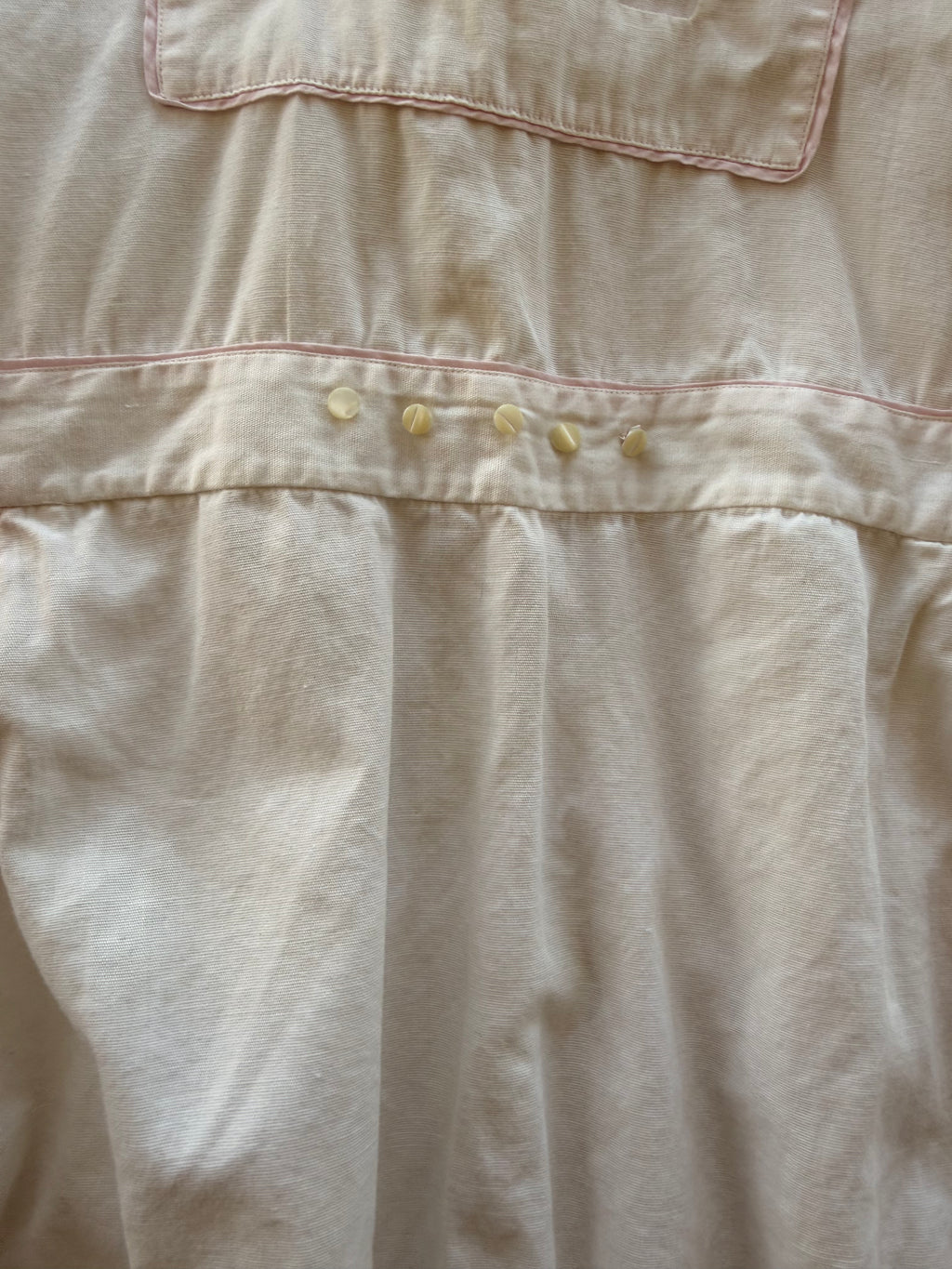 1930s white & pink romper