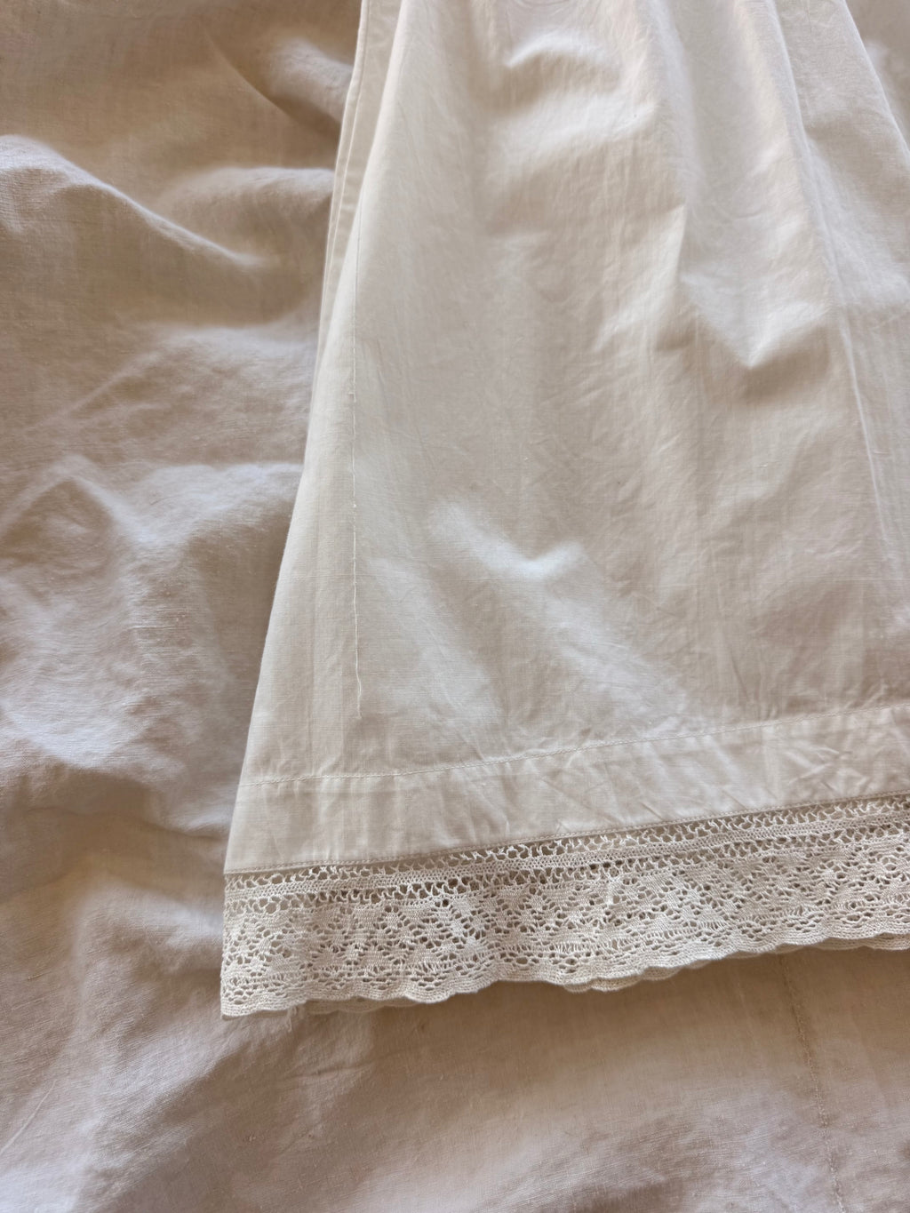 1910s white slip dress