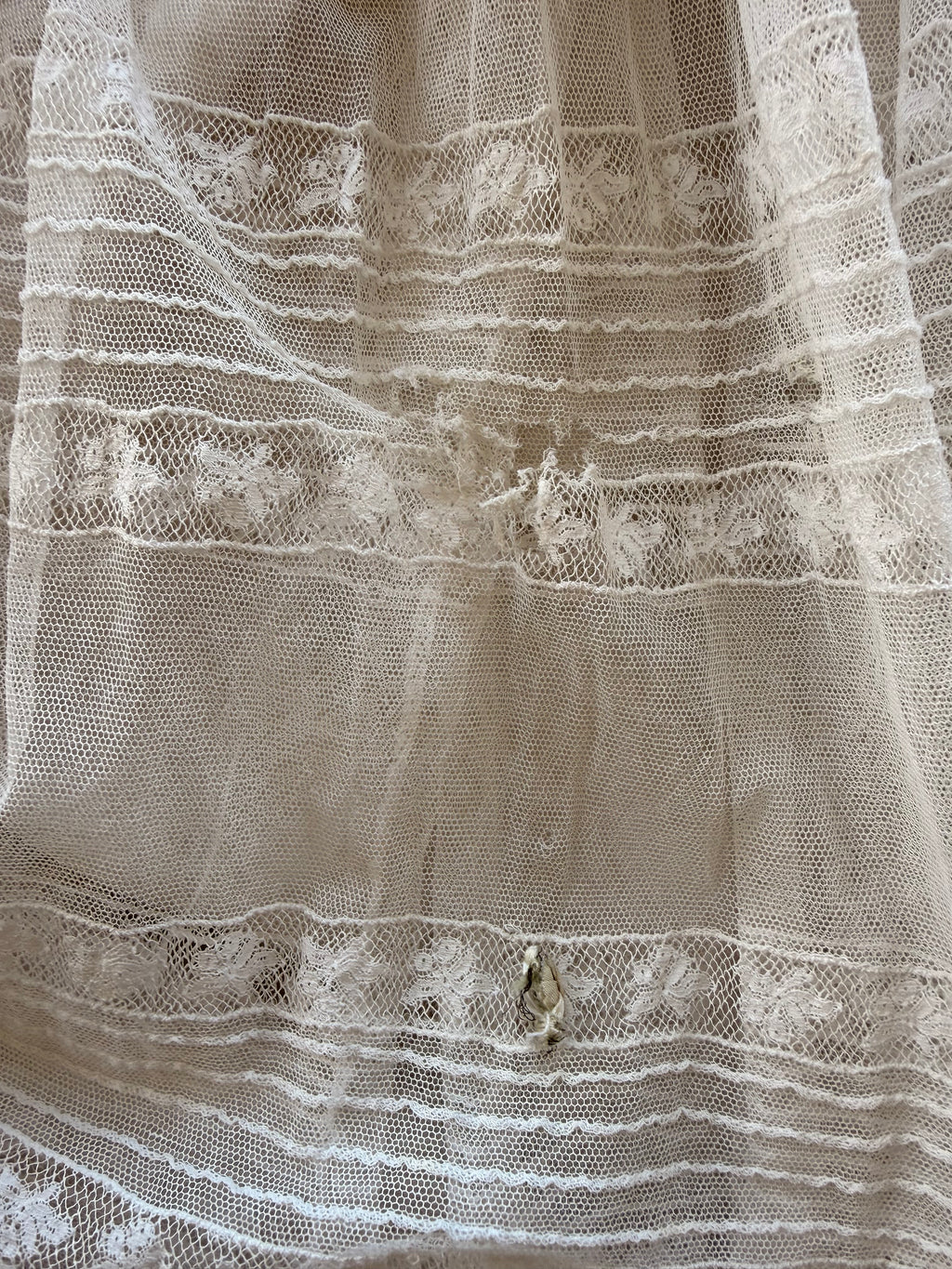 1920s lace net dress