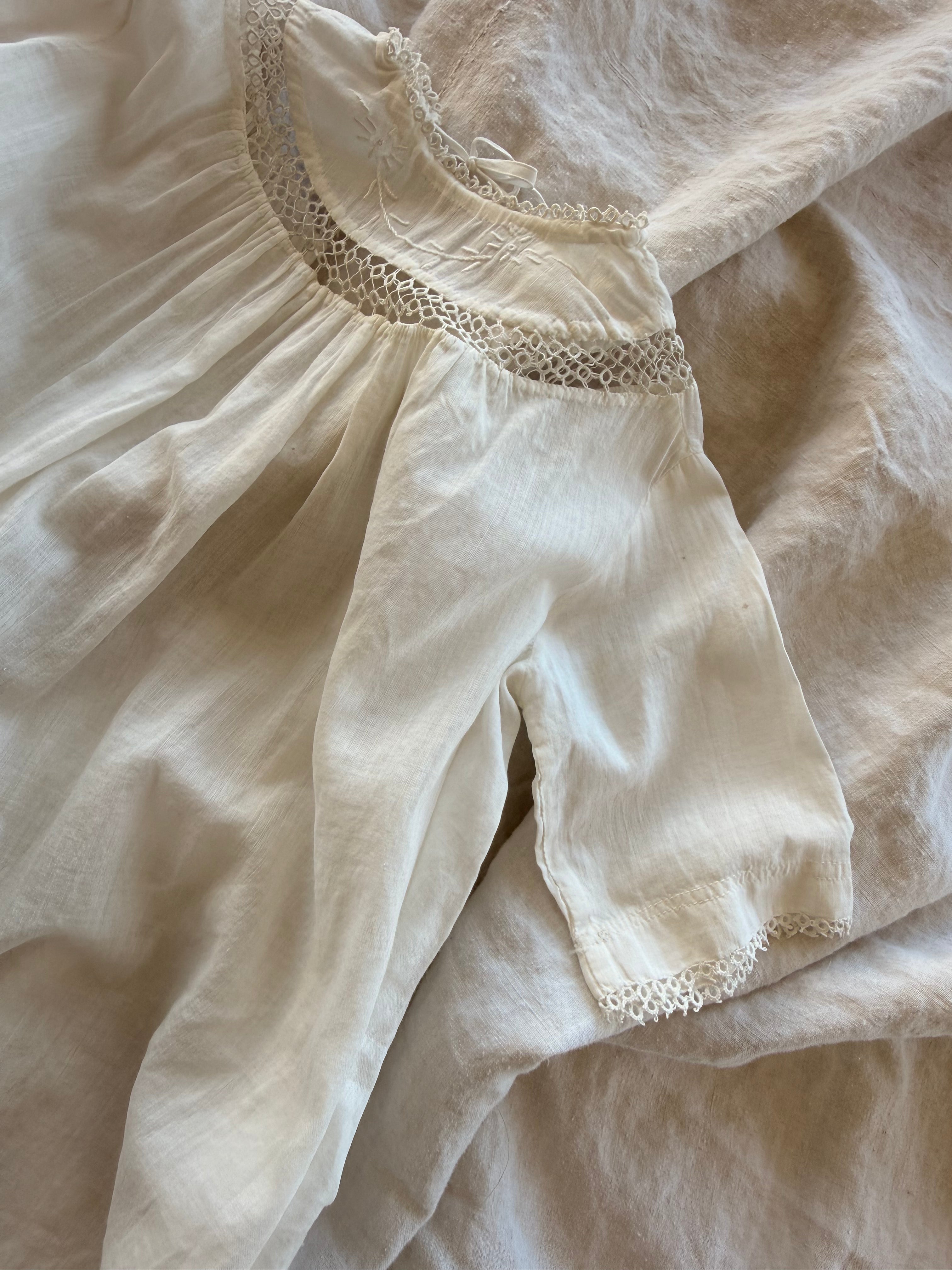 1900s tatted lace dress