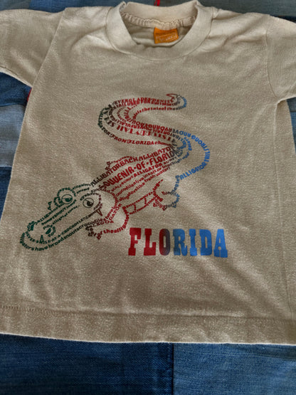 1970s florida alligator souvenir tee