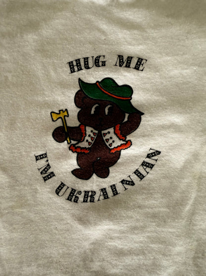 1970s hug me I'm ukrainian tee