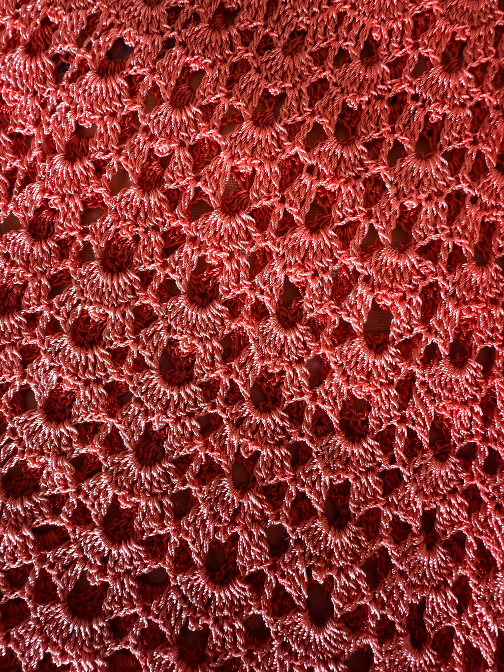 1940s crochet silk baby dress