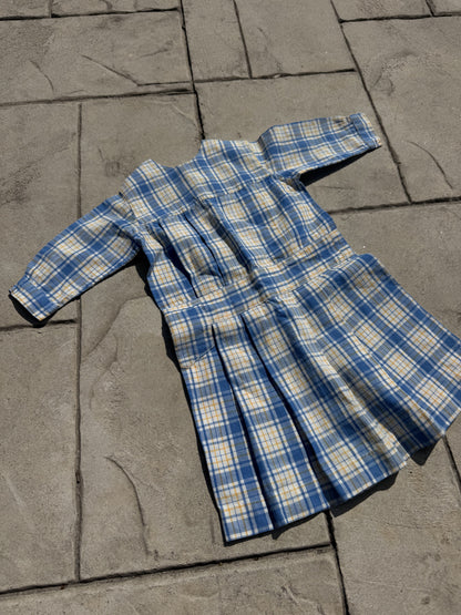 1910s plaid dress