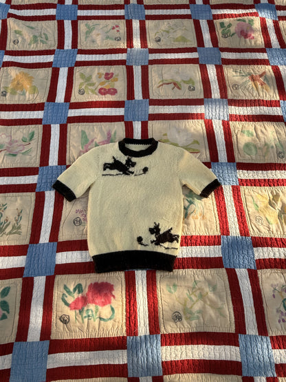 1940s scotty dog sweater