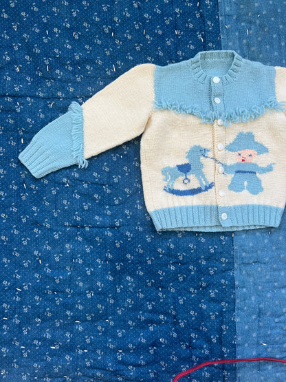 1950s baby cowboy cardigan