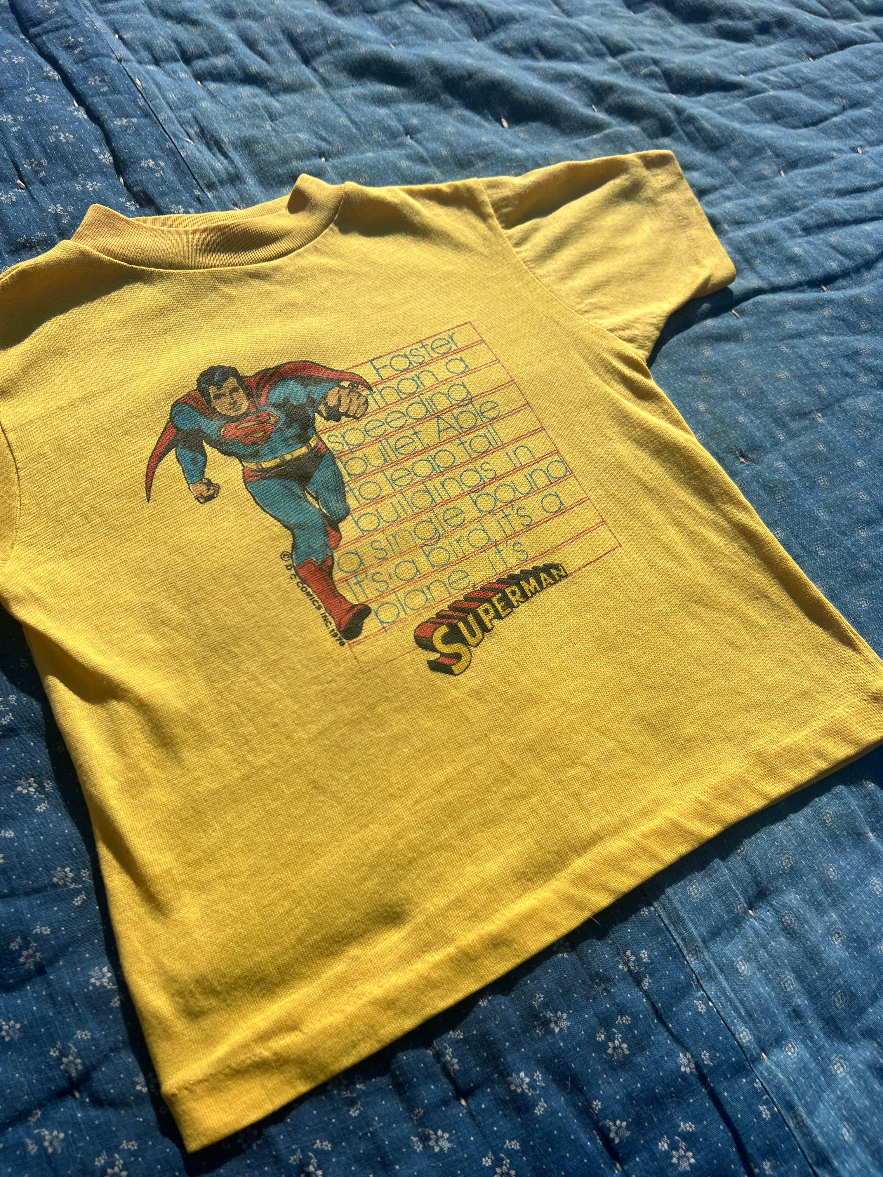 1970s superman tagline tee