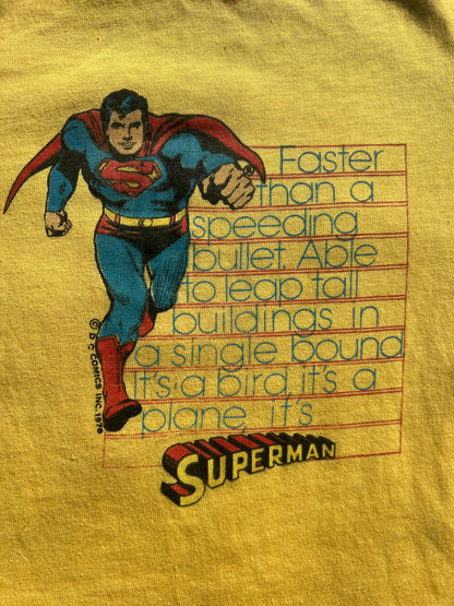 1970s superman tagline tee