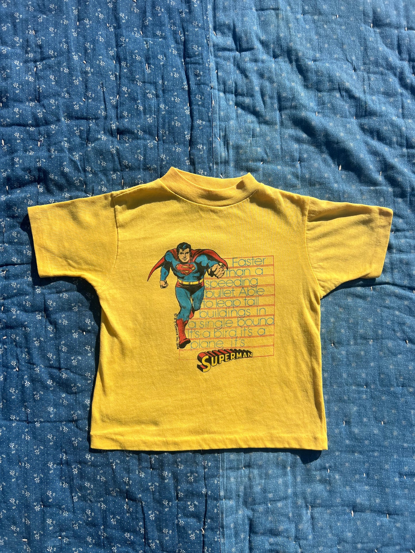 1970s superman tagline tee