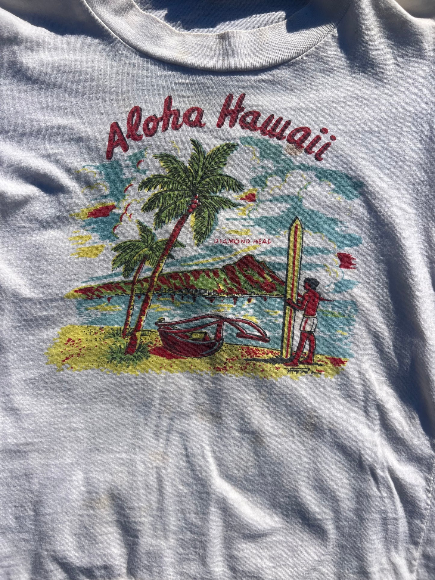 1960s hawaii souvenir tee