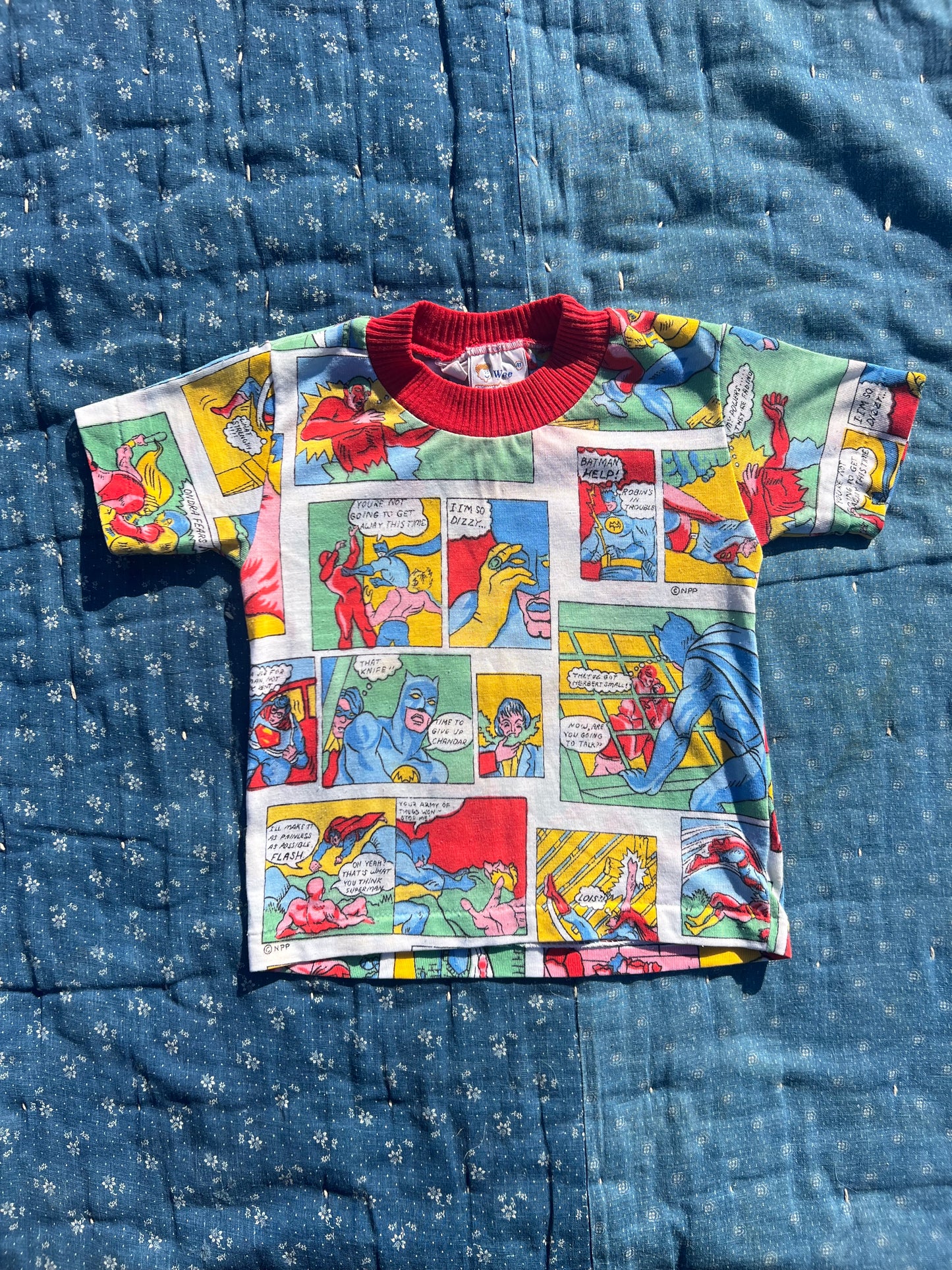 1970s superman comic tee